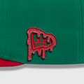 RED GLITTER DRIP PIN