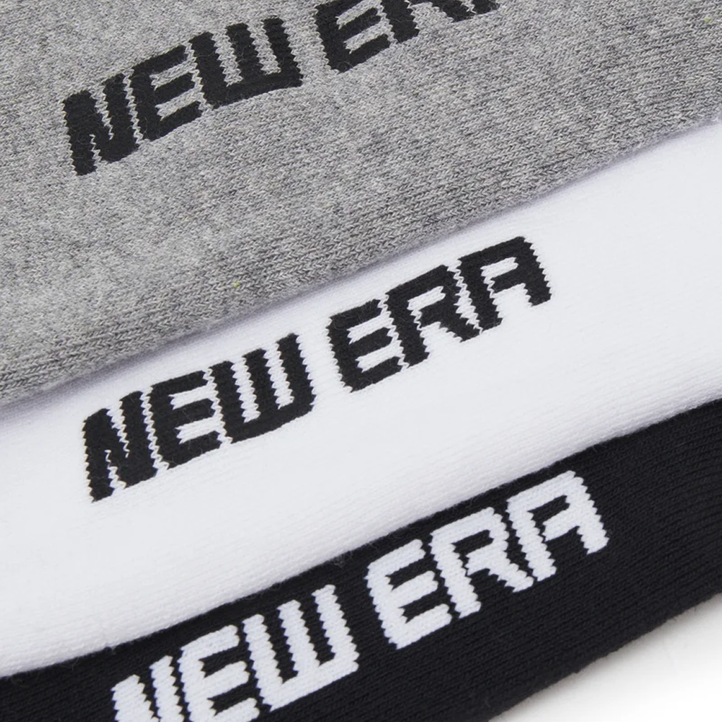 NEW ERA RETRO STRIPE 3 PACK CREW SOCKS