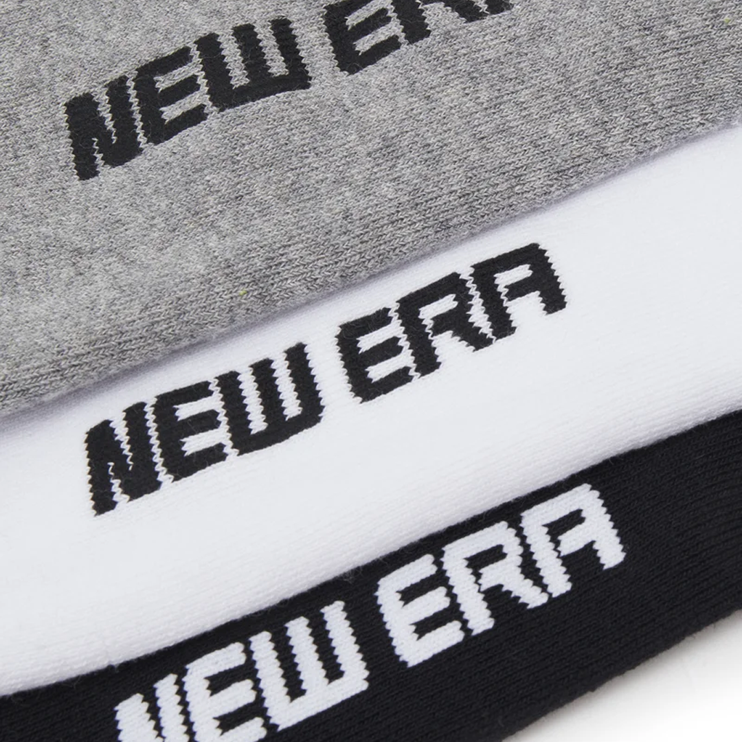 NEW ERA RETRO STRIPE 3 PACK CREW SOCKS