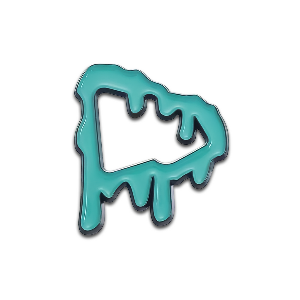 TEAL DRIP PIN