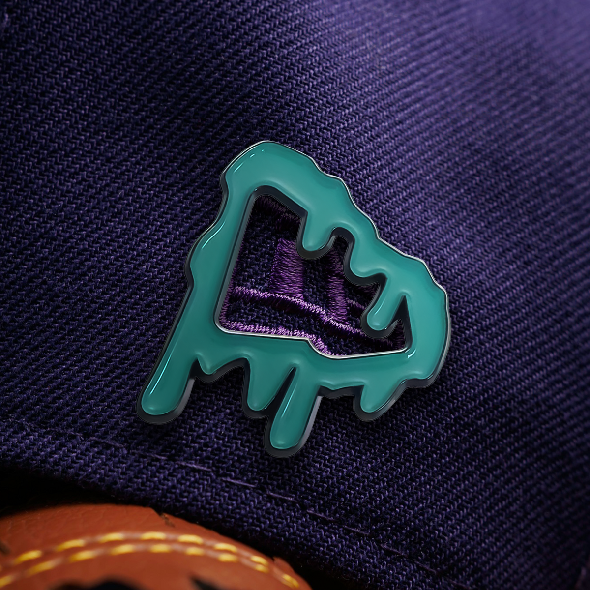 TEAL DRIP PIN