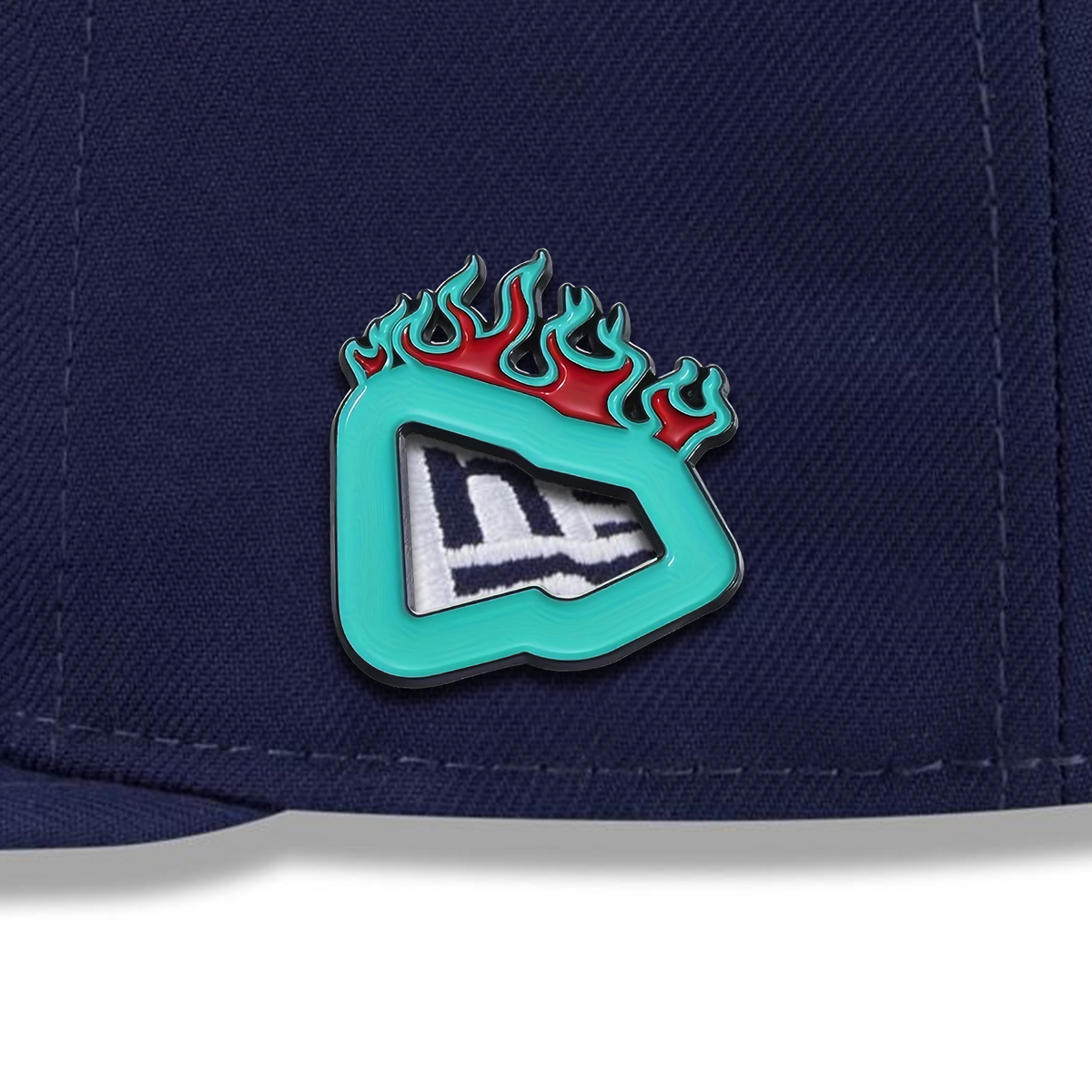 TEAL FIRE PIN