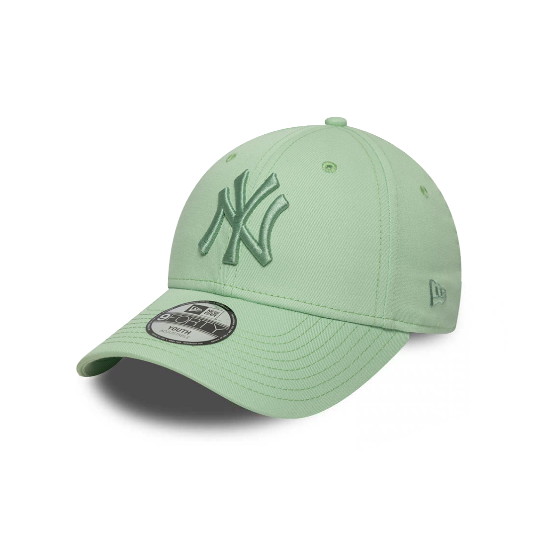 NEW YORK YOUTH 9FORTY YANKEES LEAGUE ESSENTIAL PALE GREEN