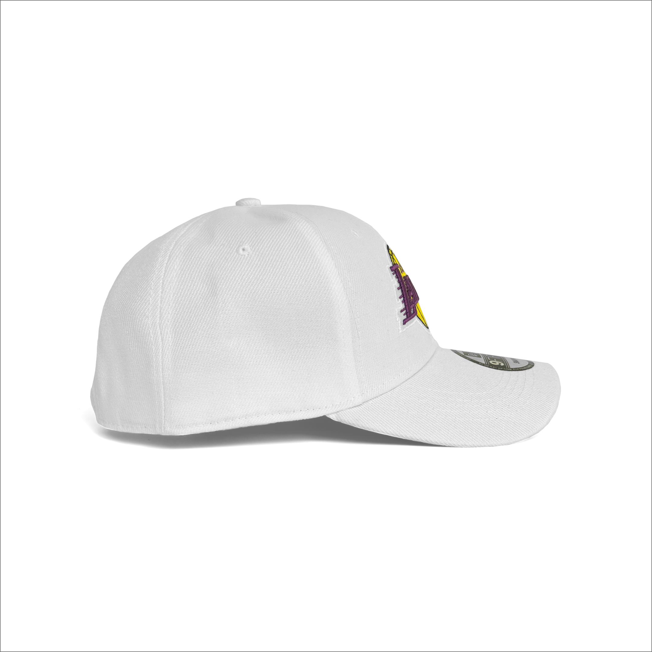 NEW ERA 9FIFTY LOS ANGELES LAKERS WHITE BASE STRETCH SNAP - Image 3