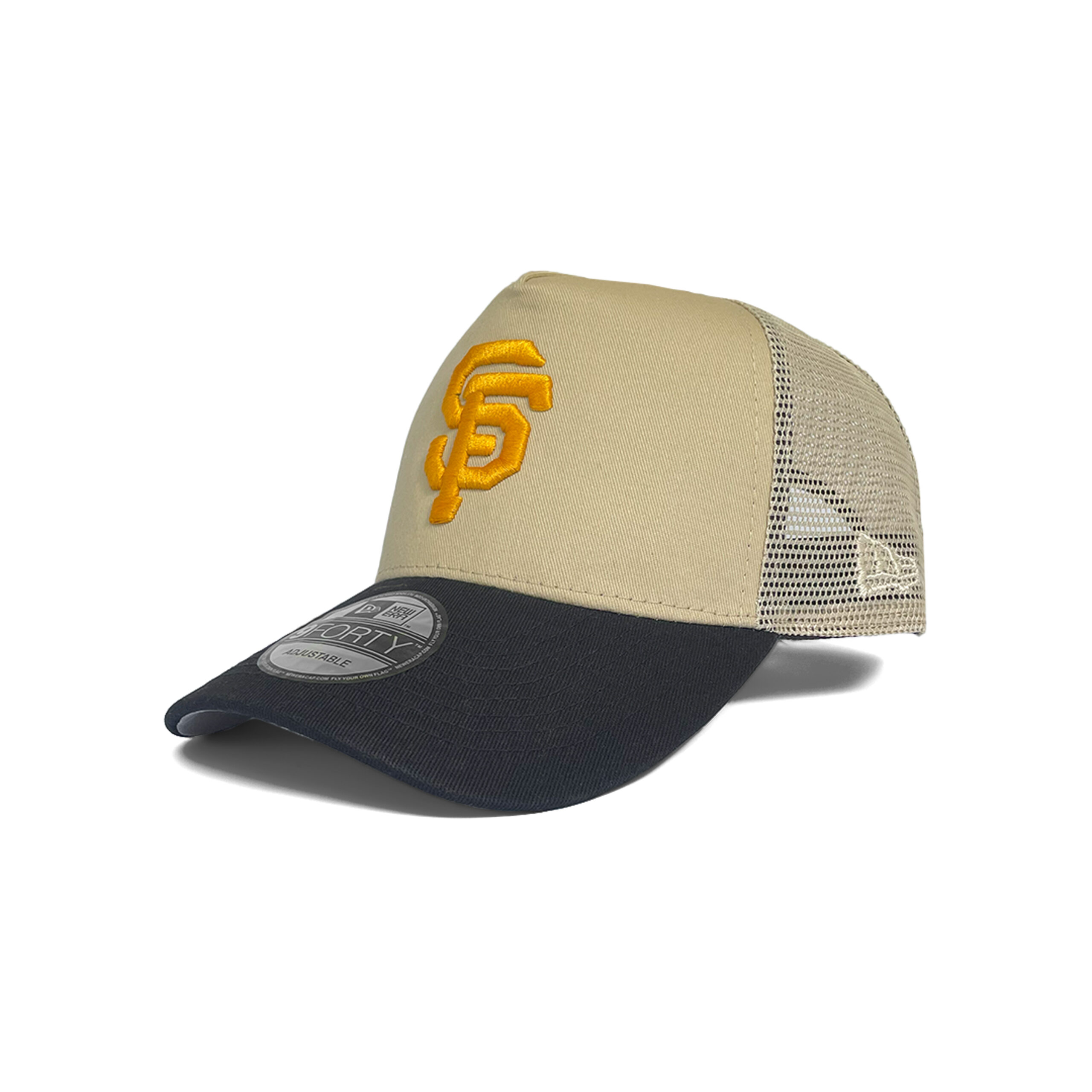 NEW ERA 9FORTY A-FRAME SAN FRANCISCO GIANTS ALL DAY BEIGE TRUCKER