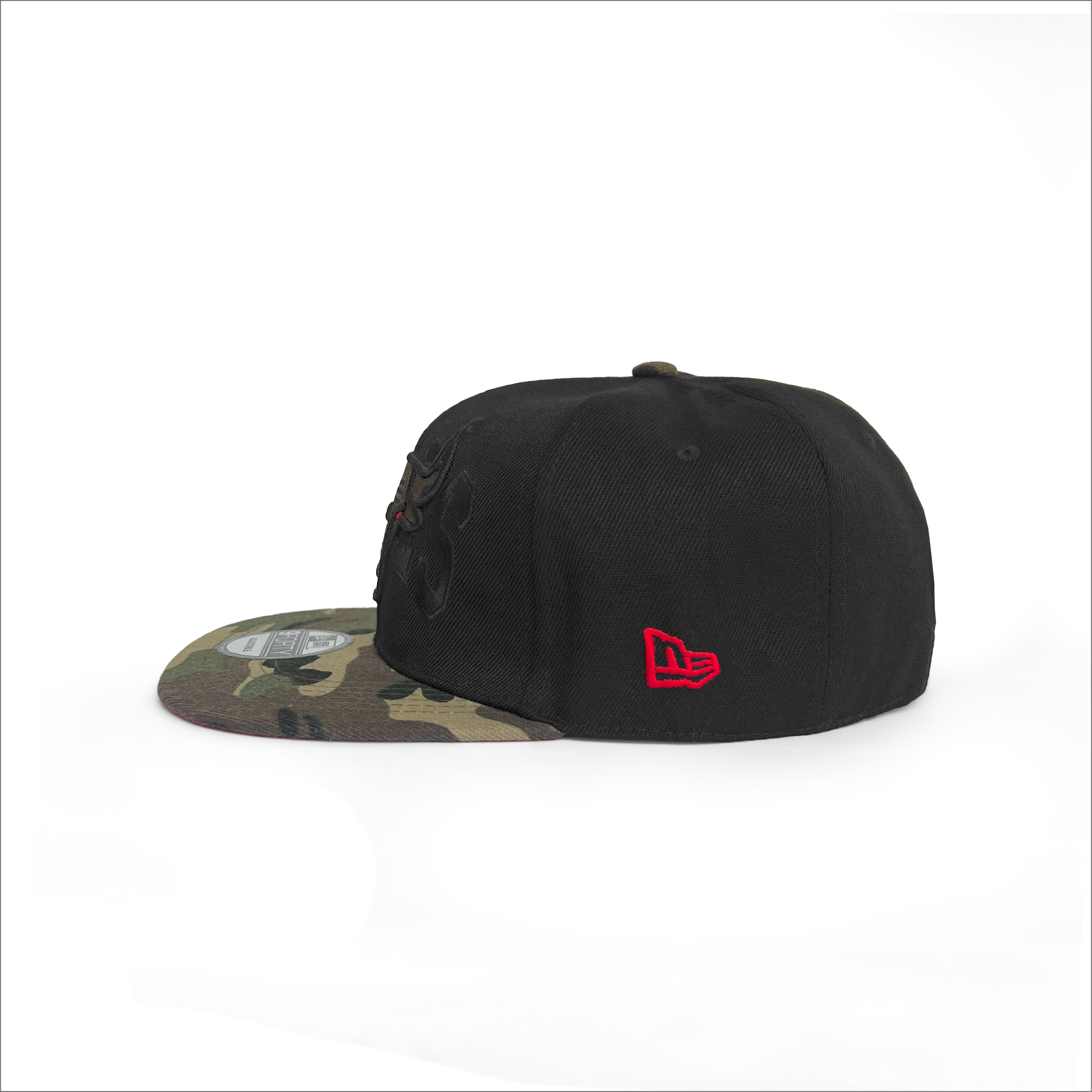 NEW ERA 9FIFTY CHICAGO BULLS CAMO & BLACK - Image 2