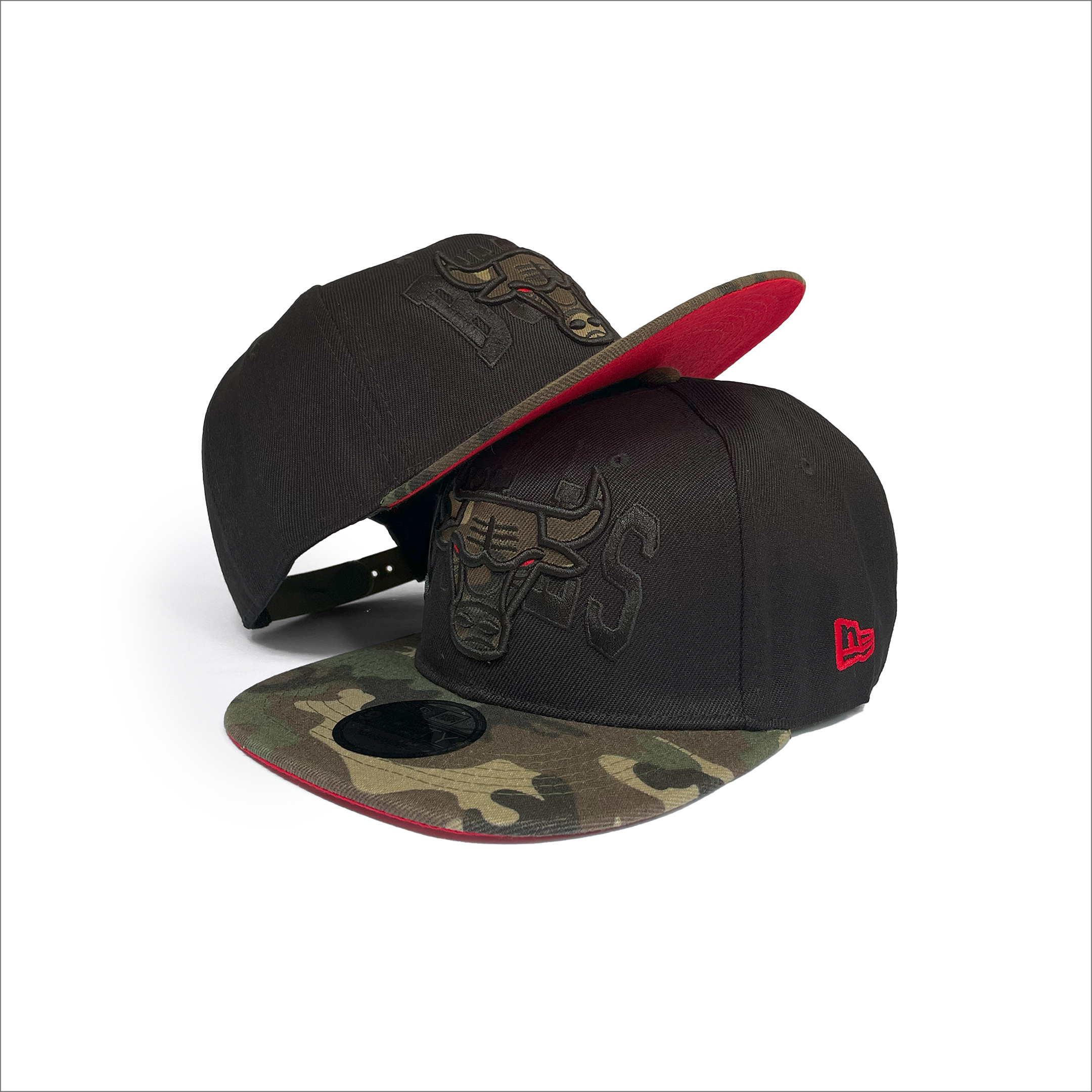 NEW ERA 9FIFTY CHICAGO BULLS CAMO & BLACK - Image 5