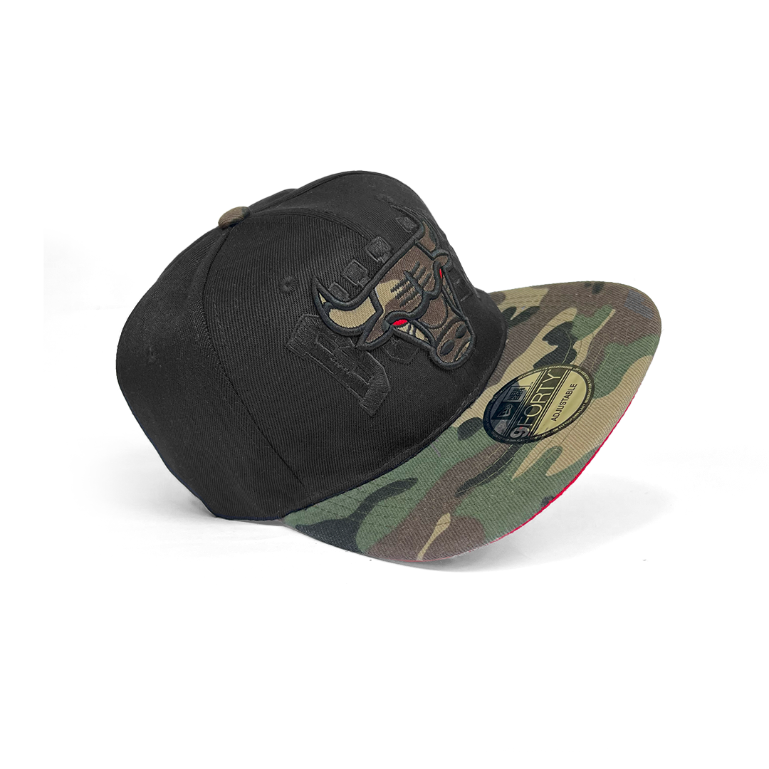 NEW ERA 9FIFTY CHICAGO BULLS CAMO & BLACK