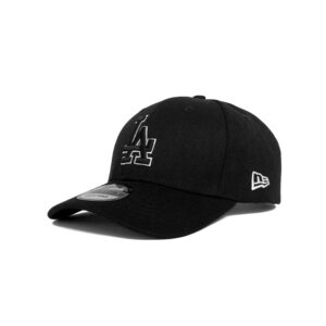 NEW ERA 9FORTY LOS ANGELES DODGERS METALIC OUTLINE BLACK