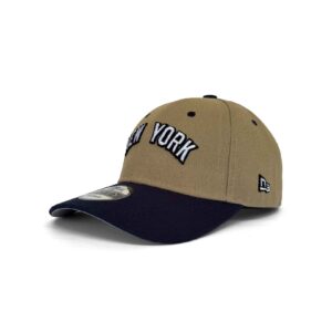 NEW ERA 9FIFTY FELT X MLB NEW YORK YANKEES LIGHT BEIGE LOW PROFILE
