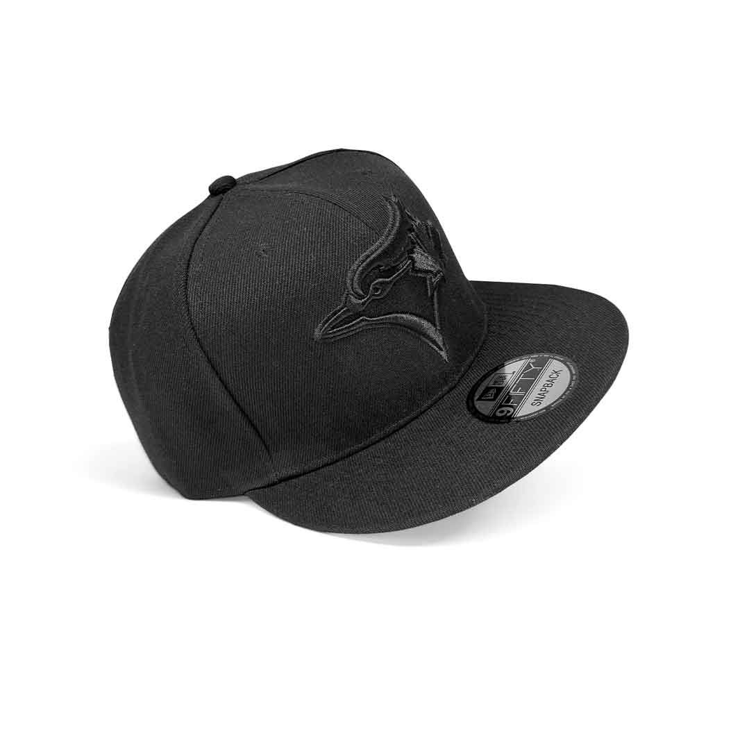 New Era 9fifty Toronto Blue Jays Black On Black Mad Hatter