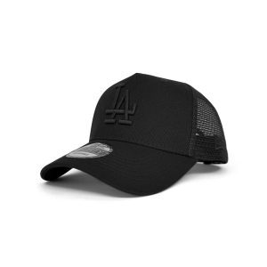 NEW ERA 9FORTY A-FRAME LOS ANGELES DODGERS BLACK TRUCKER