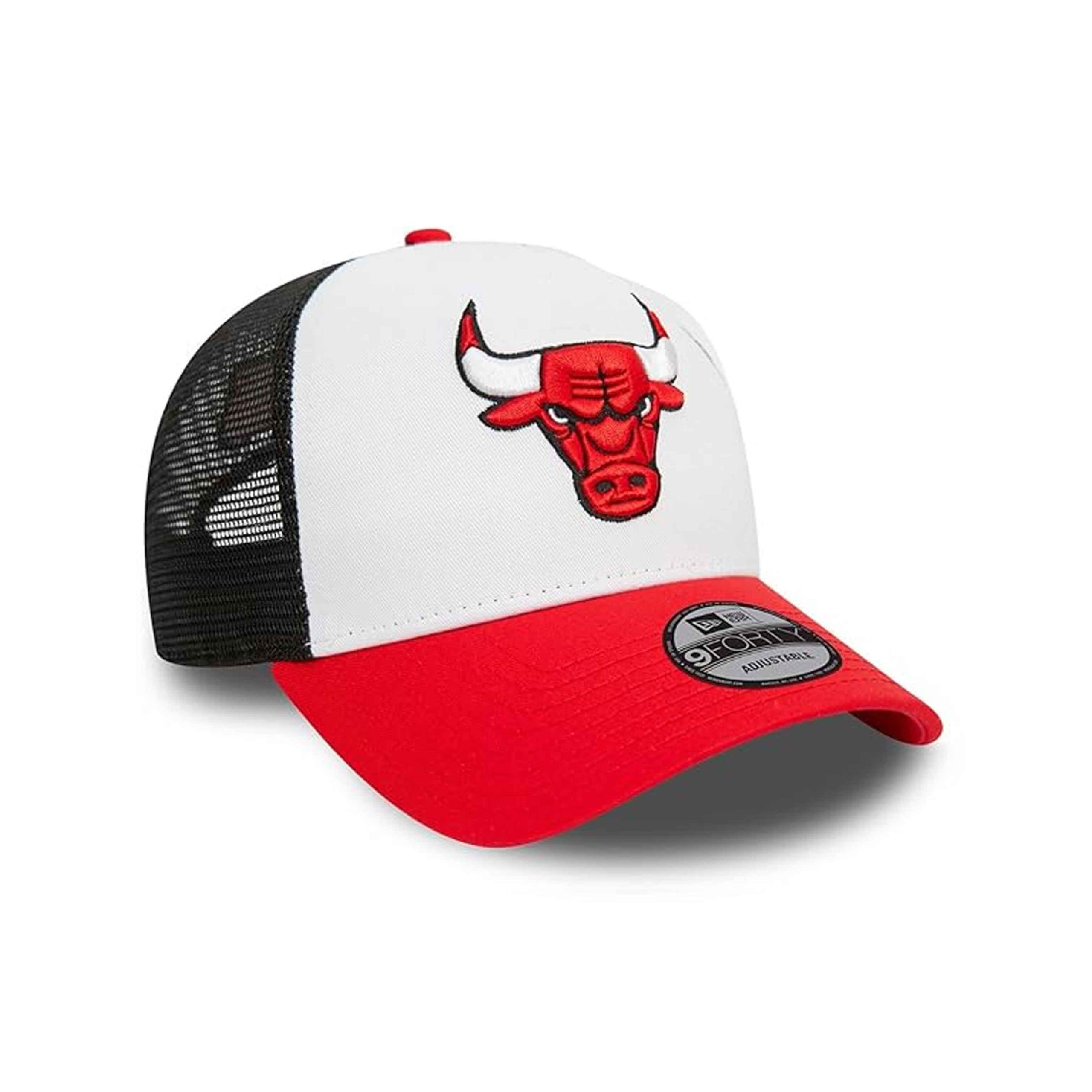 NEW ERA 9FORTY A-FRAME CHICAGO BULLS RED/BLACK TRUCKER - Image 3