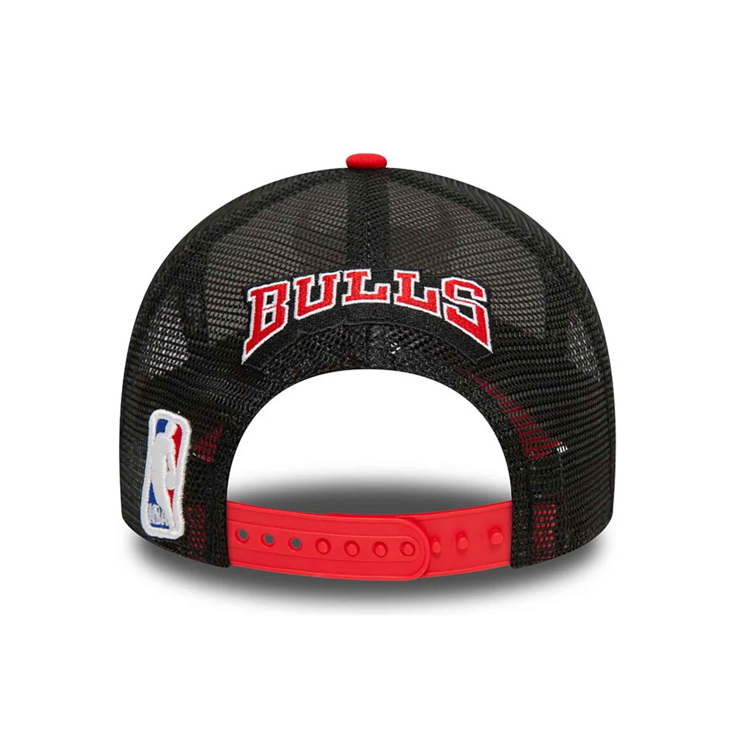 NEW ERA 9FORTY A-FRAME CHICAGO BULLS RED/BLACK TRUCKER - Image 4