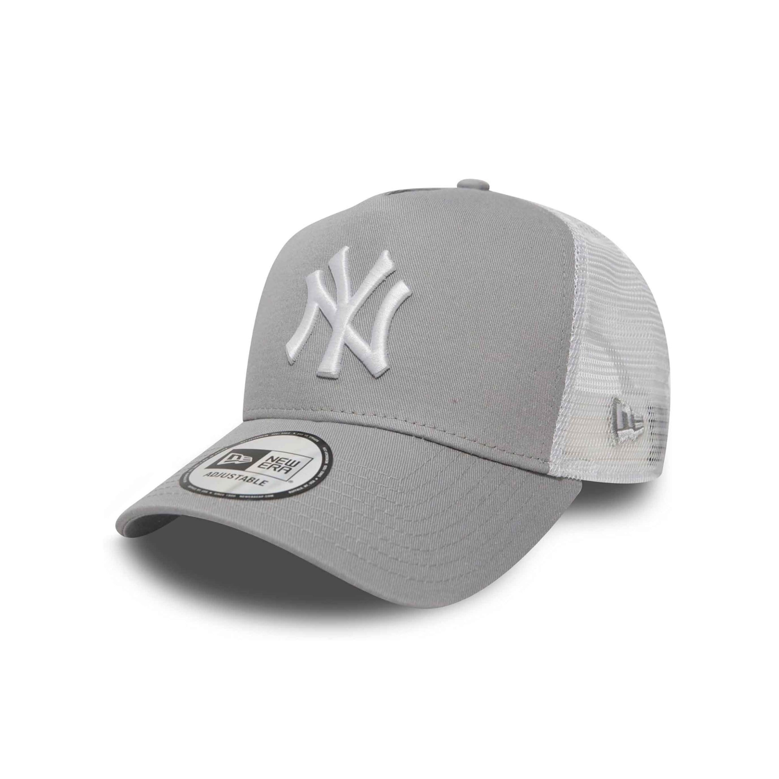 NEW ERA 9FORTY A-FRAME NEW YORK YANKEES CLEAN GRAY TRUCKER