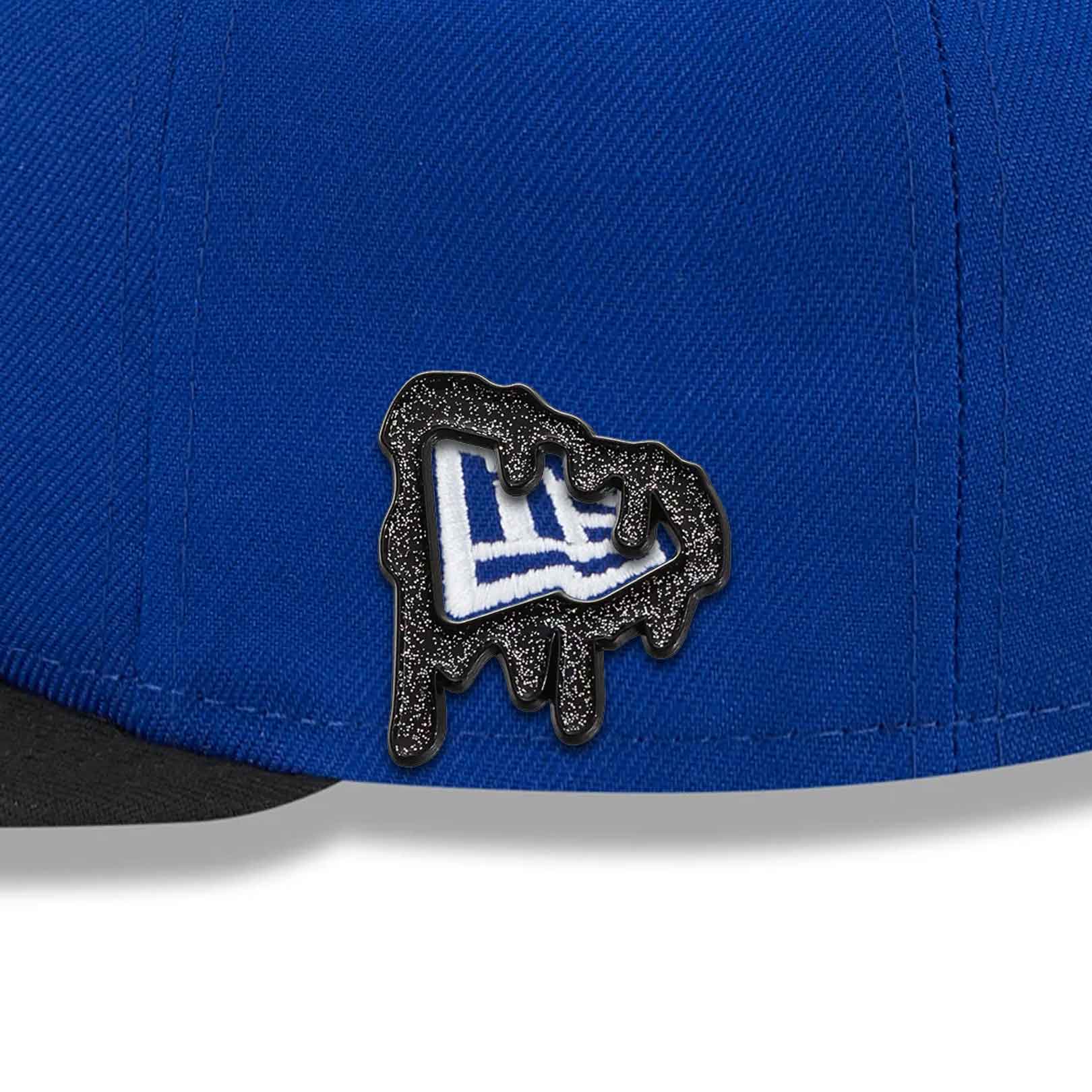 BLACK GLITTER DRIP PIN