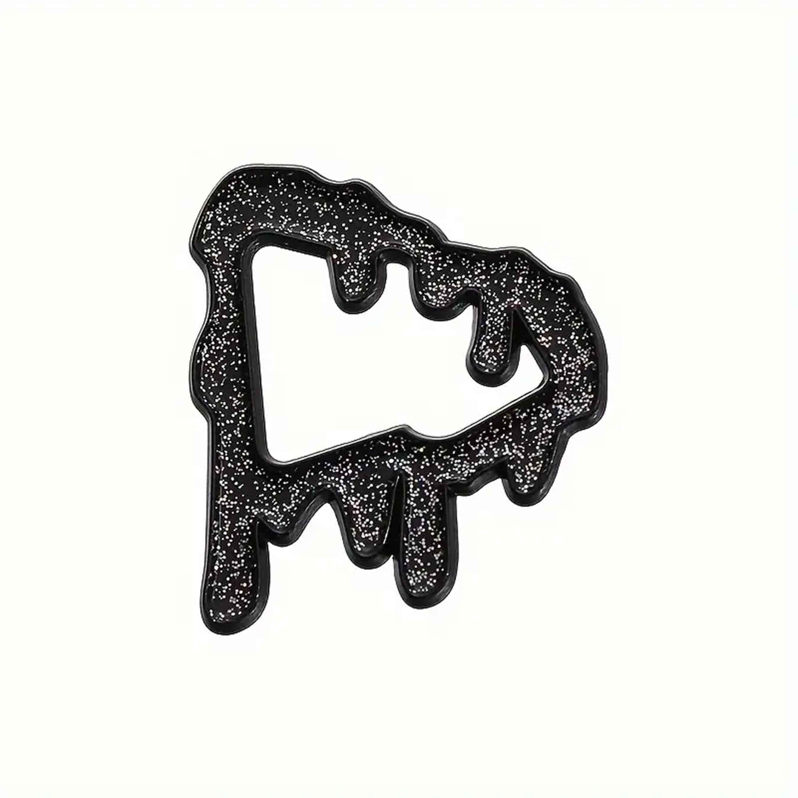 BLACK GLITTER DRIP PIN - Image 2
