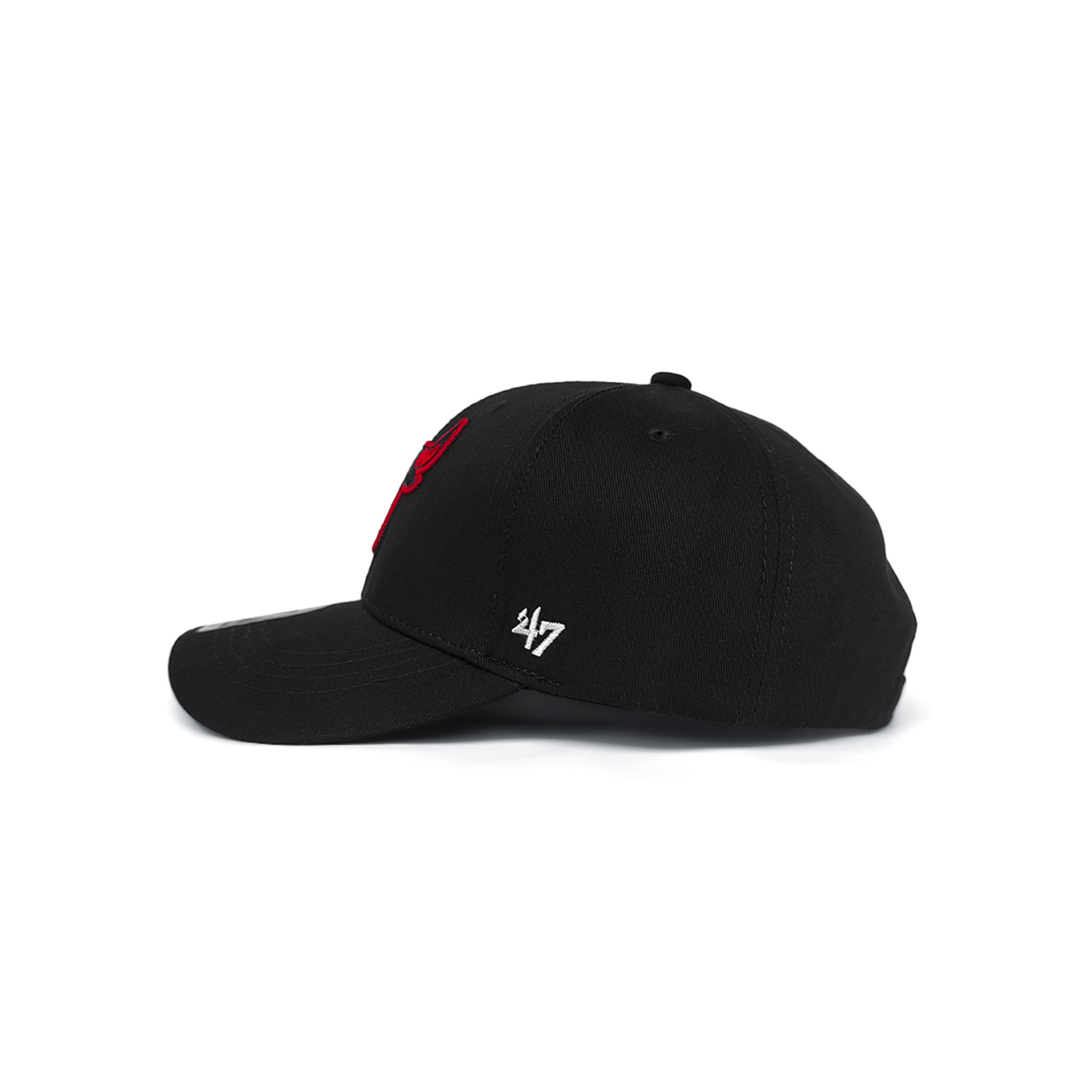 ’47 BRAND CHICAGO BULLS CLEAN UP BLACK/RED OUTLINE - Image 2