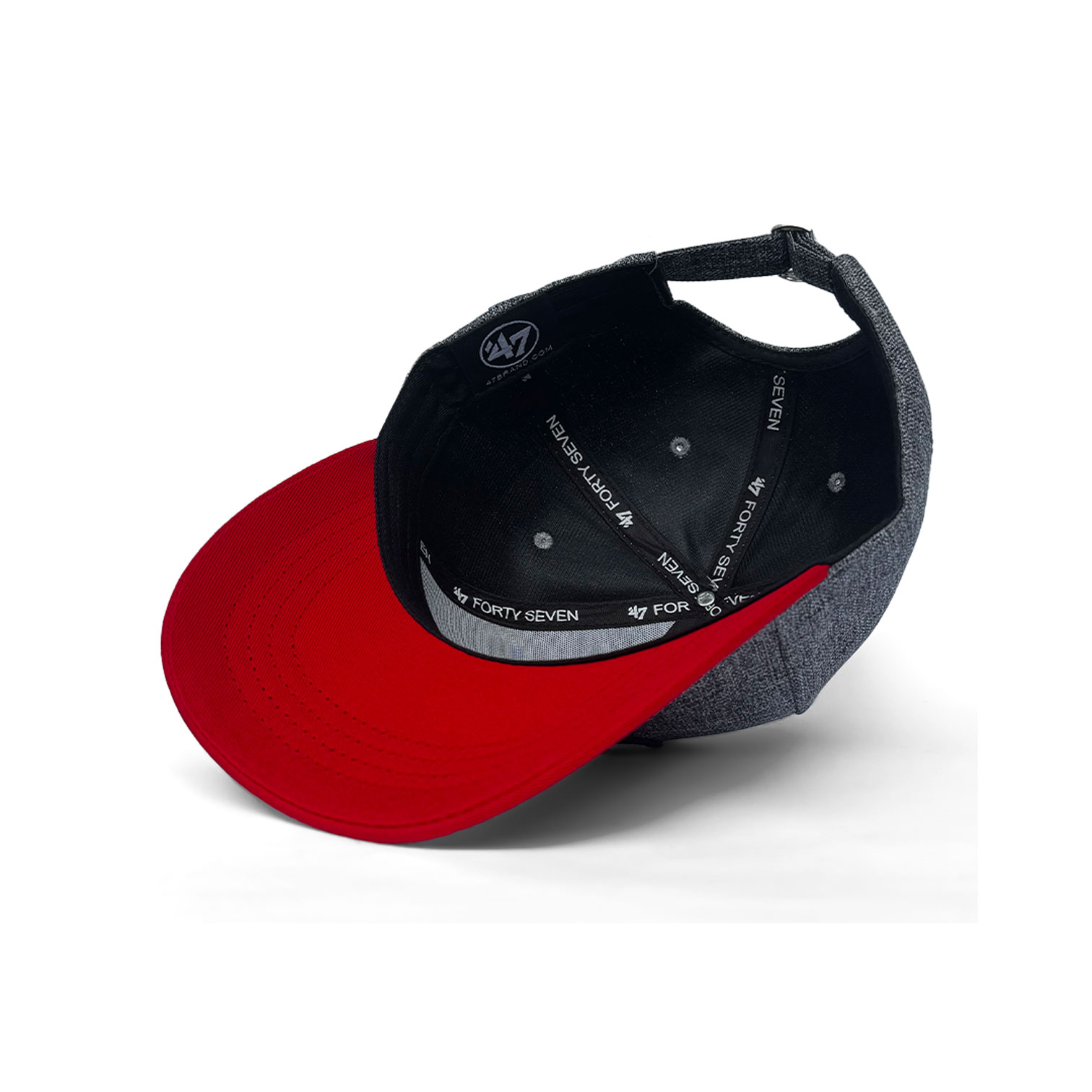 ’47 CHICAGO BULLS CLEAN UP TWO TONE CHARCOAL/RED - Image 4