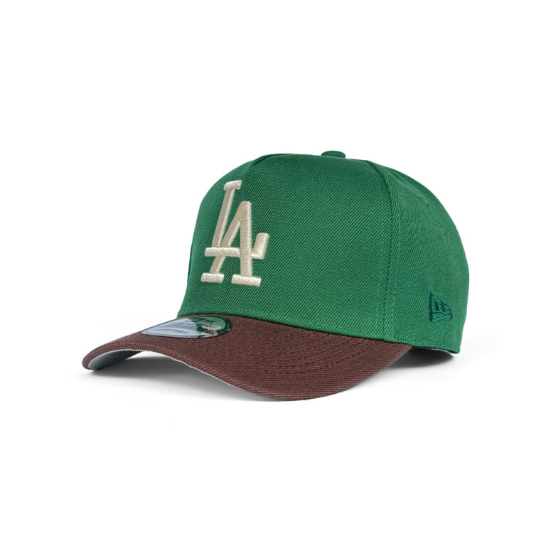 New Era 9Forty A-Frame Moss Canvas Chainstitch Los Angeles Dodg Moss/Moss UV