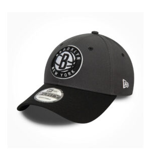 NEW ERA 9FORTY BROOKLYN NETS NBA SIDE PATCH DARK GREY