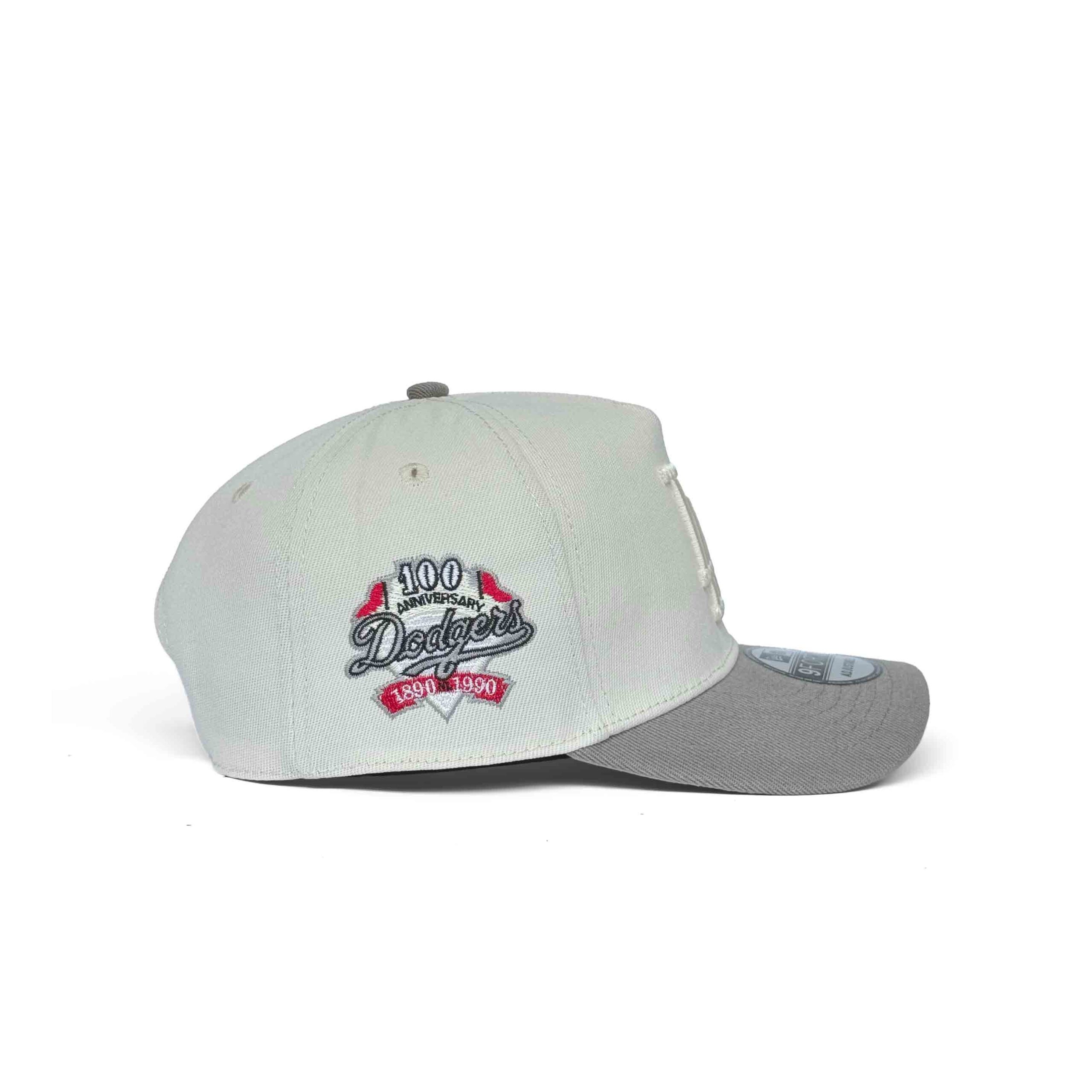 NEW ERA 9FORTY A-FRAME LOS ANGELES DODGERS 100TH ANNIVERSARY CHROME METALLIC TWO TONE EDITION - Image 3